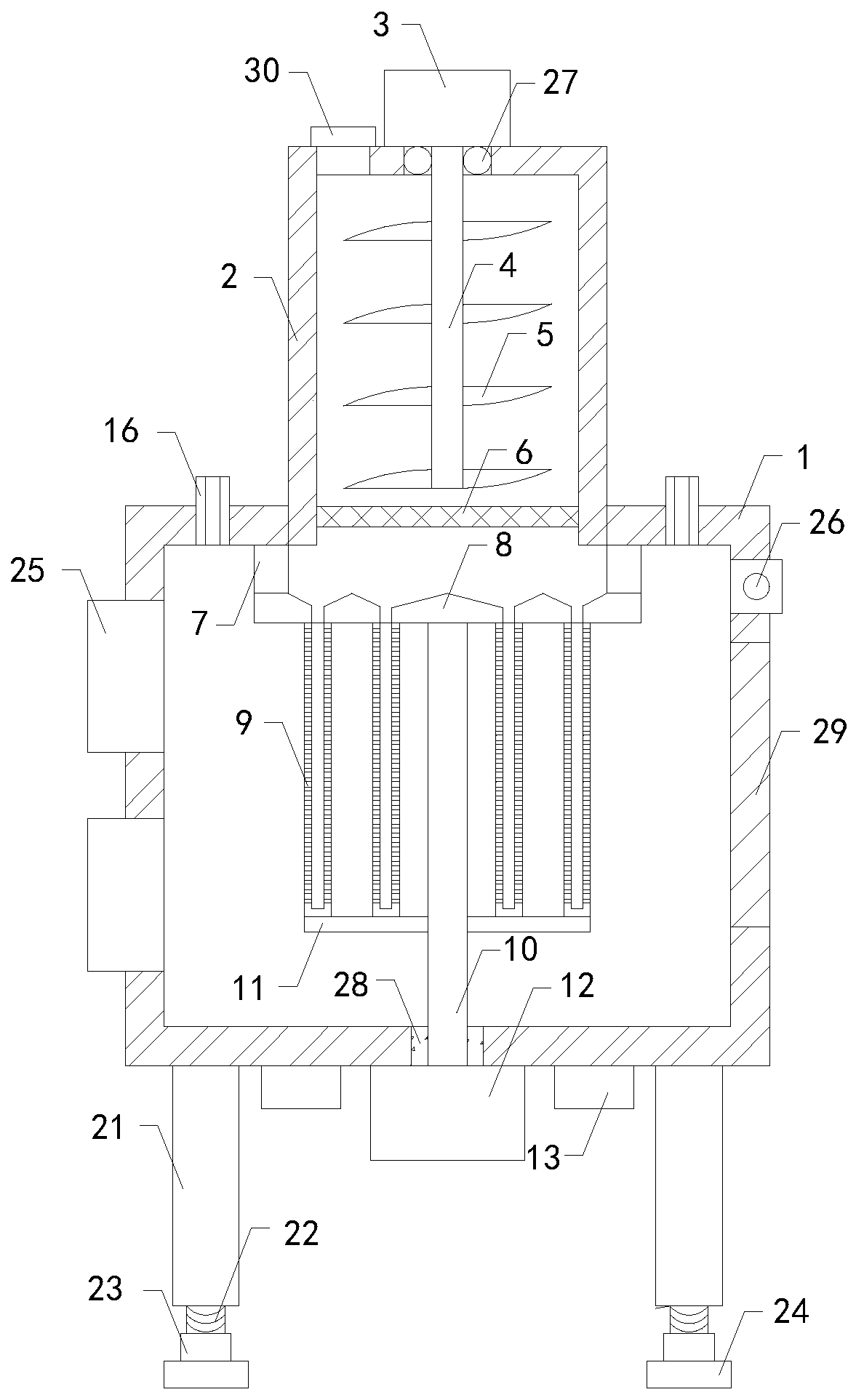 Quick-acting marinating food production equipment