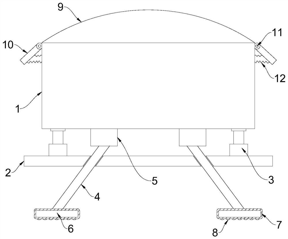 Unmanned aerial vehicle protection device and using method thereof