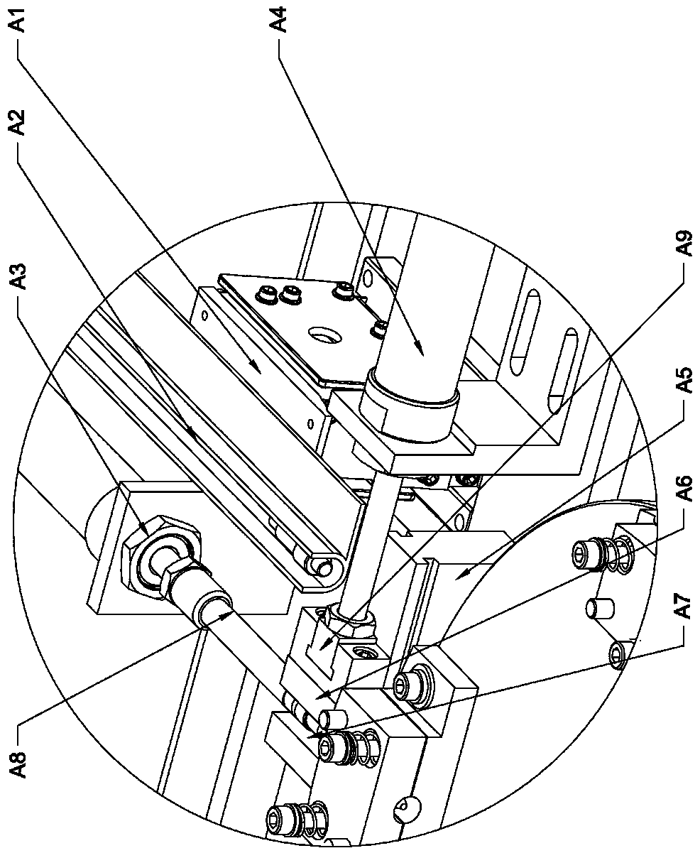 Automatic fixed-length tightening device for dust remover ash cleaning air nozzle