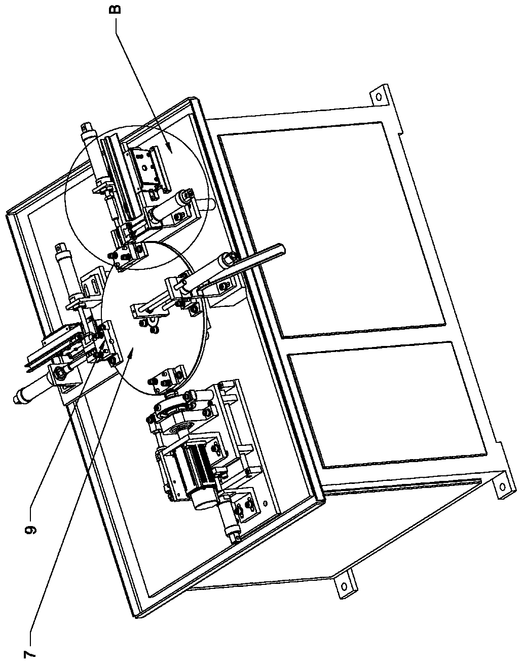 Automatic fixed-length tightening device for dust remover ash cleaning air nozzle