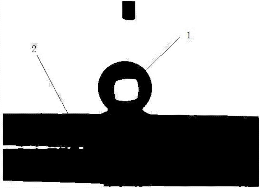 Engineering super-hydrophobic metal coating and preparation method thereof