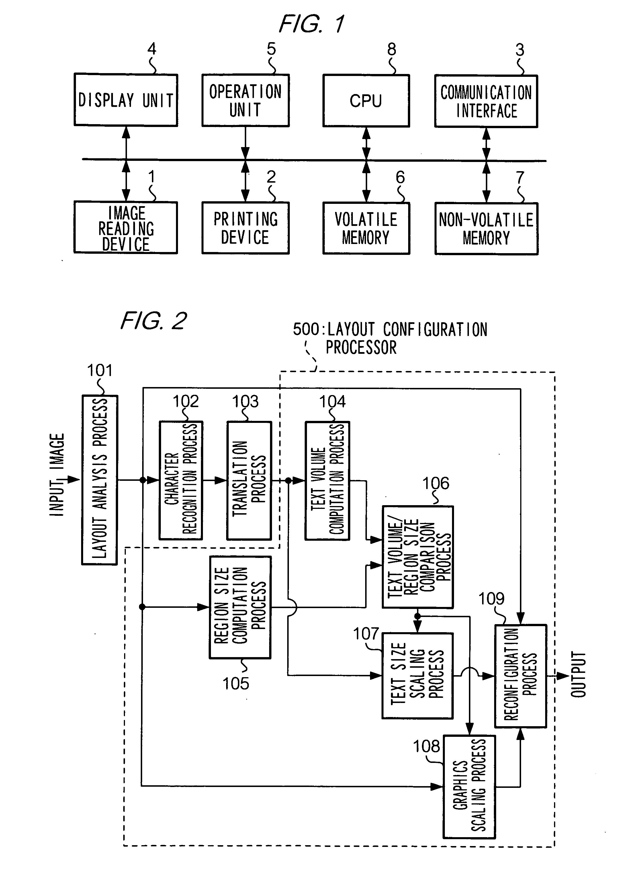 Translation device, image processing device, translation method, and recording medium