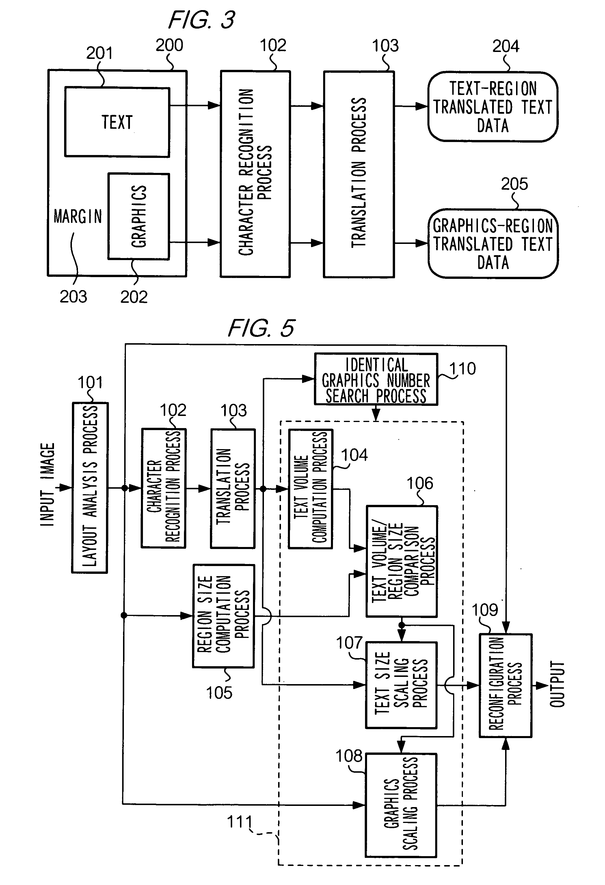 Translation device, image processing device, translation method, and recording medium