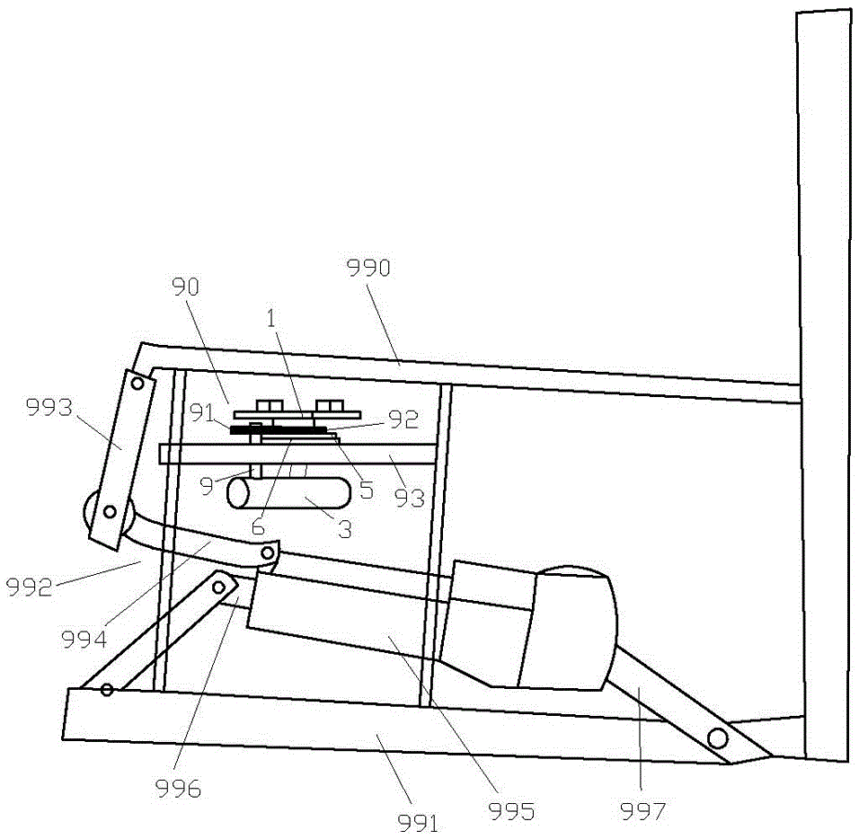 High-energy rotary magnetic massage armchair structure