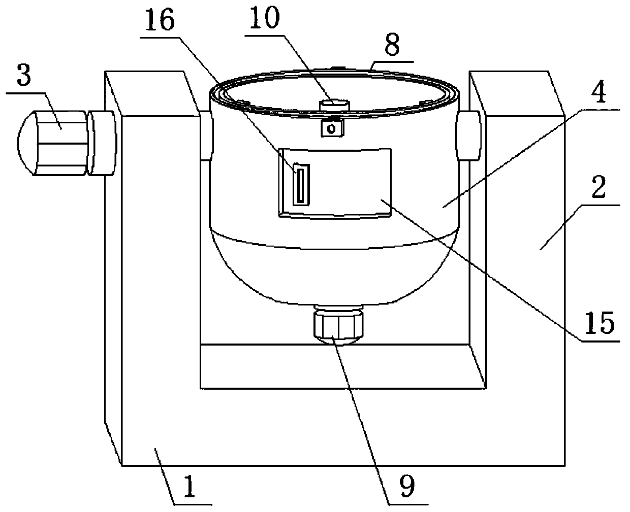 Closed cooking color-protecting treatment equipment for canned oranges