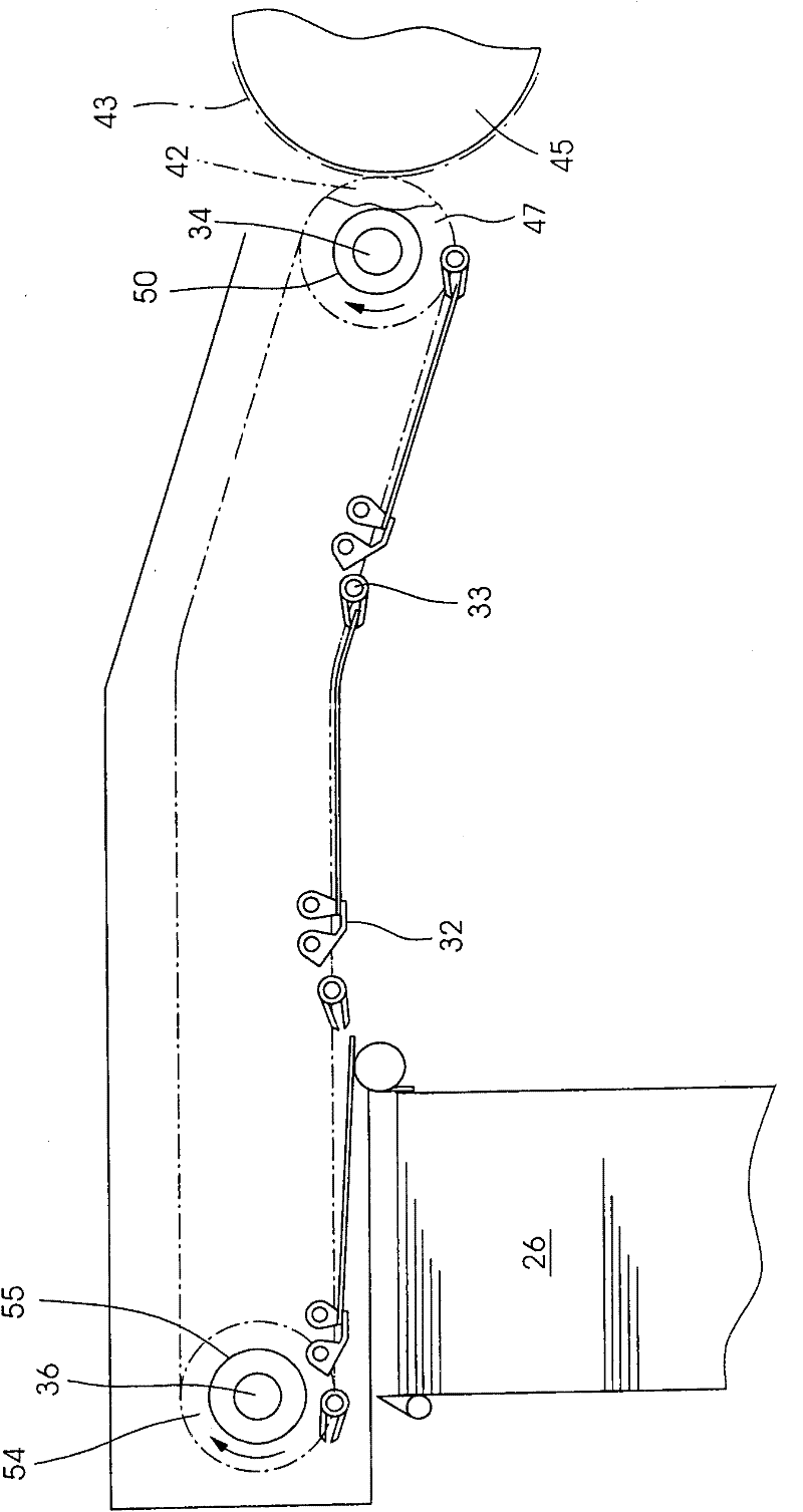 Device for feeding sheets to a sheet stack