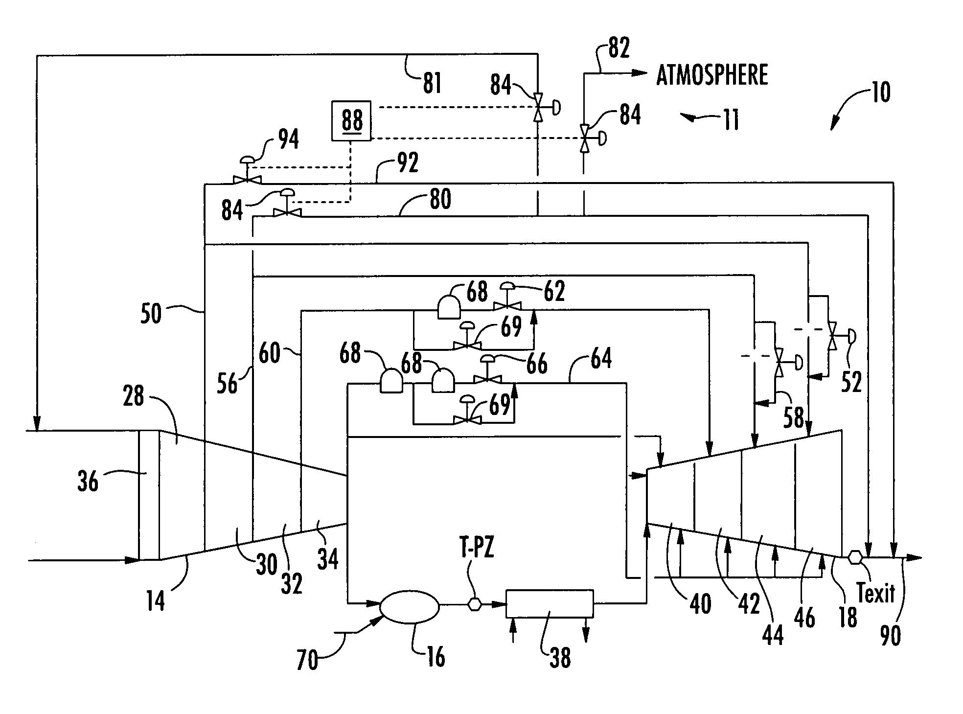 Engine brake for part load CO reduction