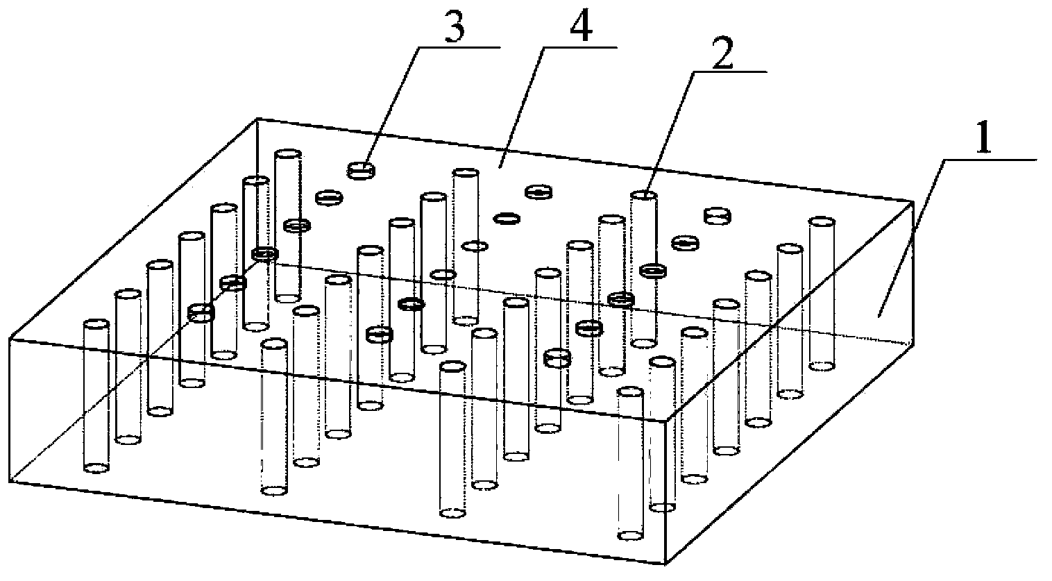 Water-permeable antiskid brick