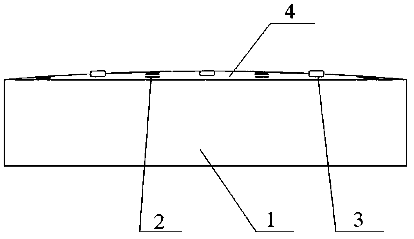 Water-permeable antiskid brick