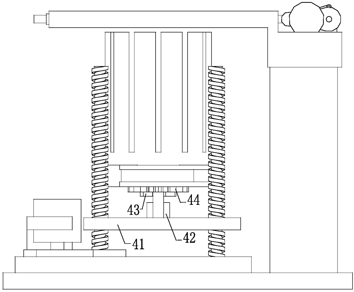 A kind of agricultural firewood chopping device