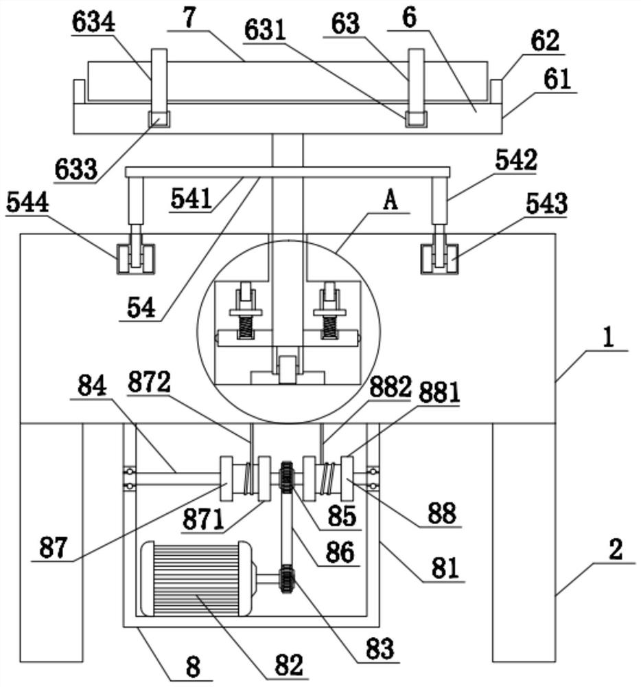 Automatic vibrating equipment for concrete in building angle plate combined mold