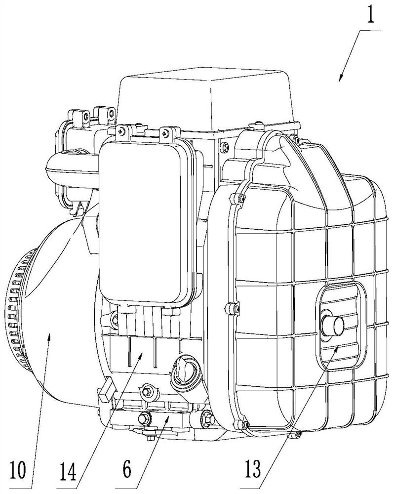 A silent diesel engine capable of realizing miniaturization and light weight