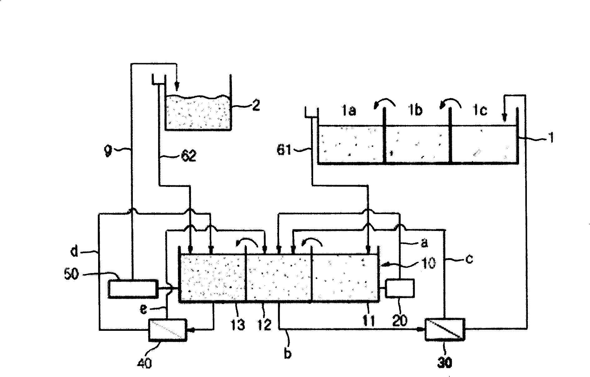 Apparatus for treating waste water for plating preprocessing process and processing method