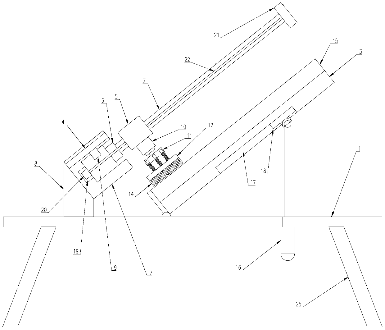 Wooden door polishing device