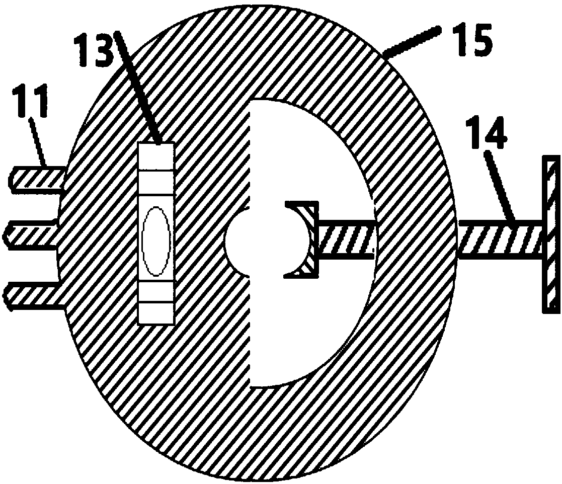 Portable support for measuring velocity of fluid in pipeline