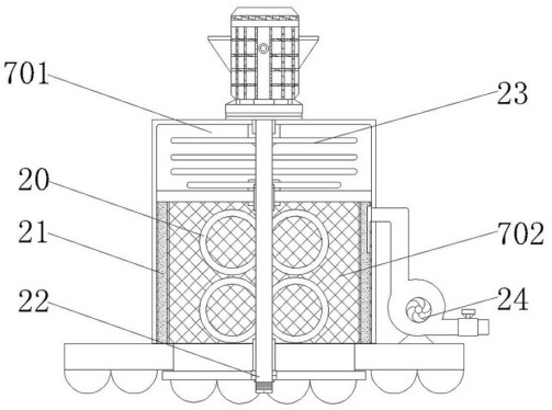 An integrated station for the prevention and control of diseases and insect pests in paddy field fishery