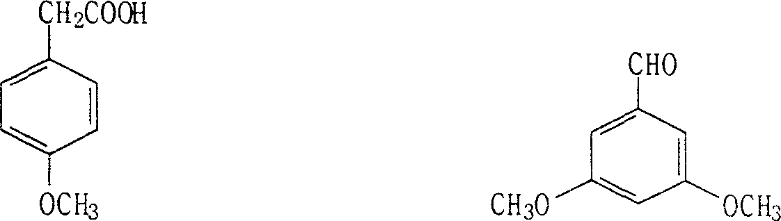 (E)-3,5-dimethox-4'-hydroxy diphenyl ethylene synthesis method