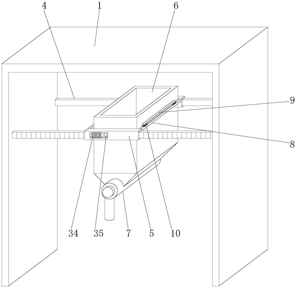 Processing production system for elevator composite counterweight filler