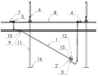 Weather-resistant intelligent lane-changing connection system for photovoltaic panel cleaning robot