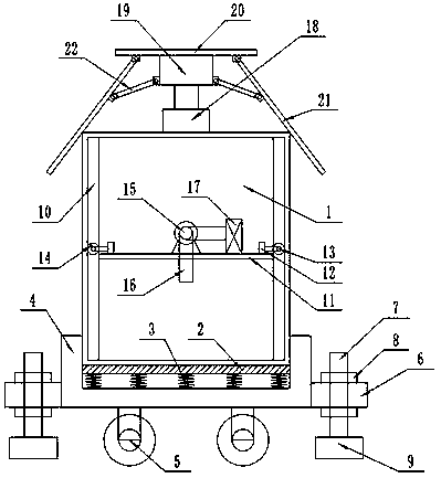 Insect-prevention waterproof and fireproof power distribution apparatus