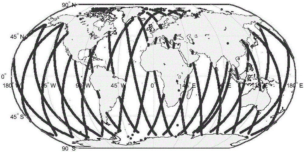 Method for building global ionospheric grid VTEC model by GNSS, HY-2 and COSMIC data fusion