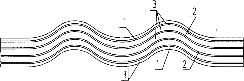 High density glass fiber reinforced cement curved plate and manufacturing method thereof