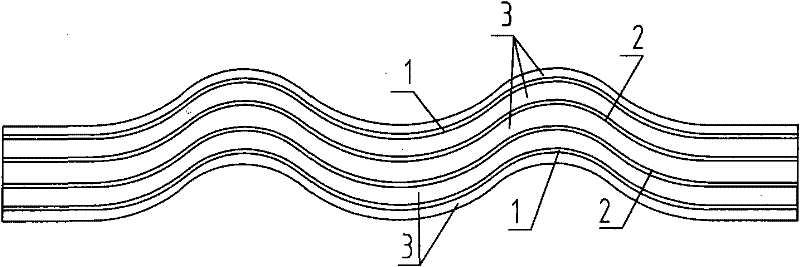 High density glass fiber reinforced cement curved plate and manufacturing method thereof