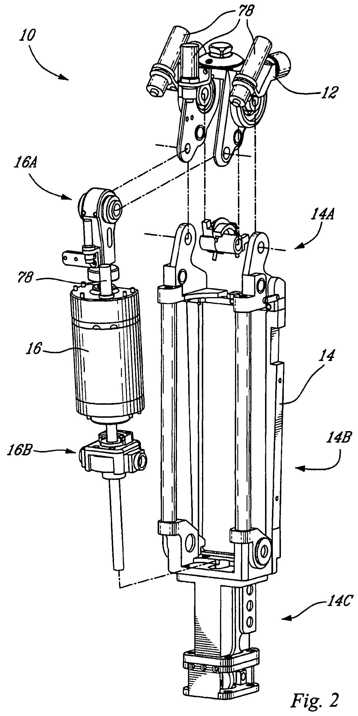 Actuated prosthesis for amputees