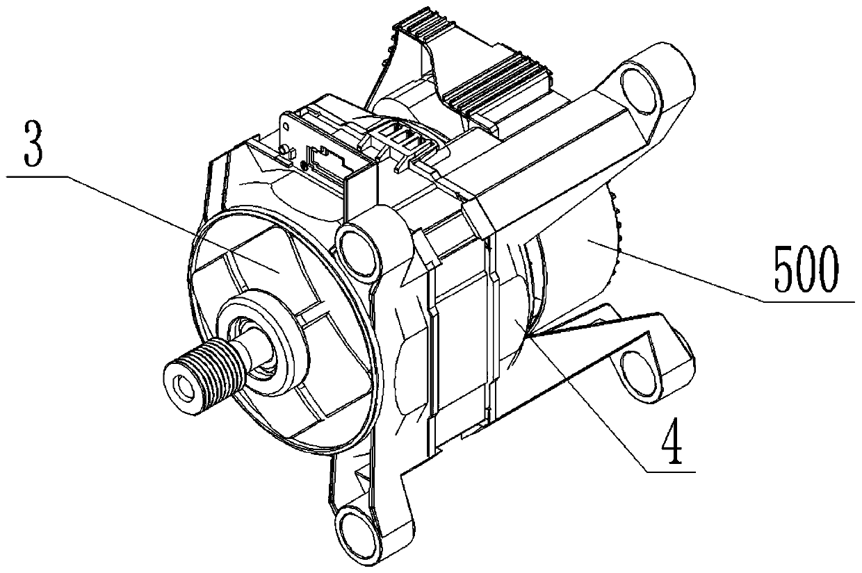 High-efficiency energy-saving switched reluctance motor and preparation method thereof