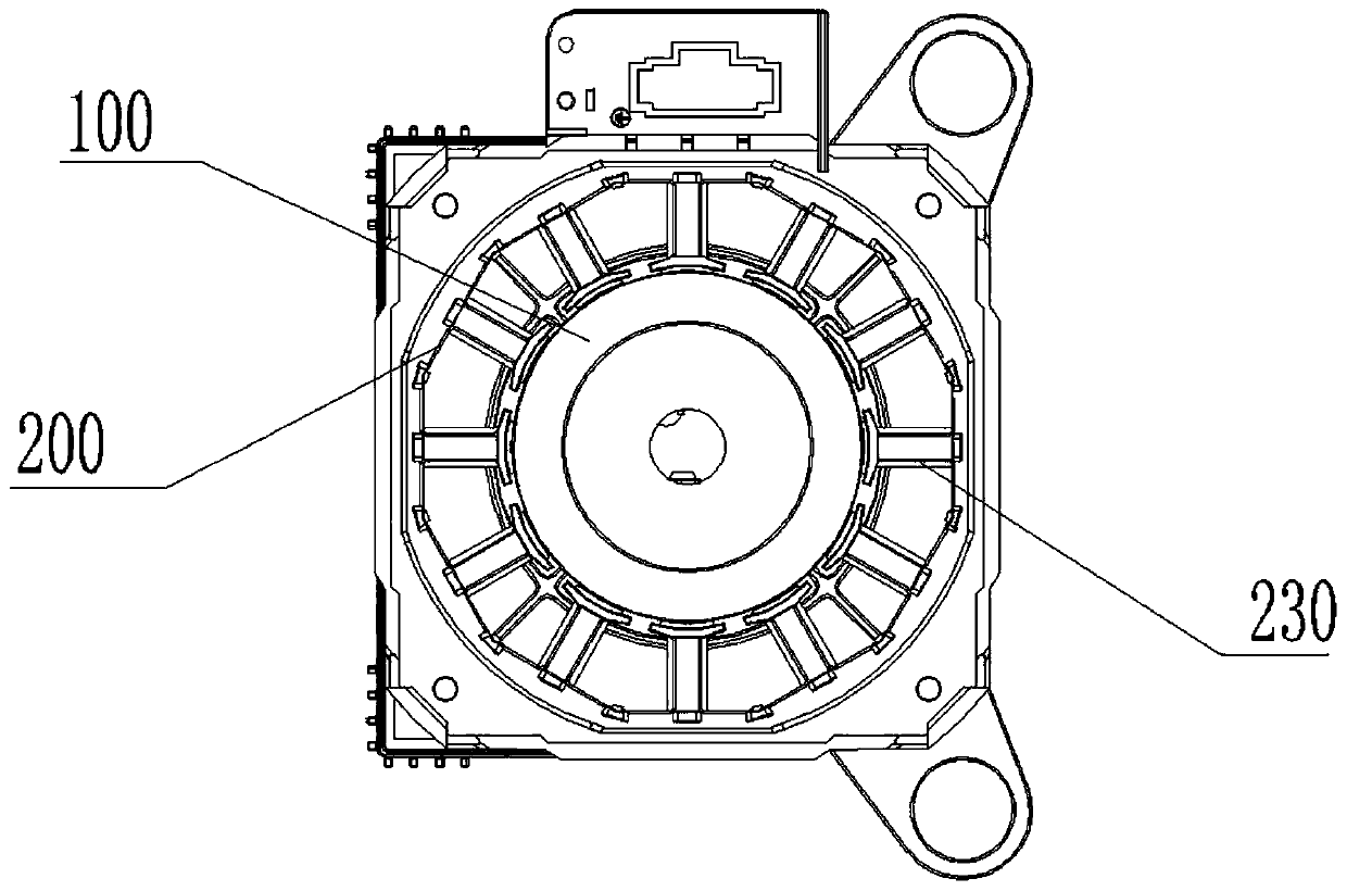 High-efficiency energy-saving switched reluctance motor and preparation method thereof