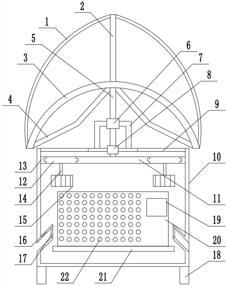 Ventilated moisture-proof power cabinet