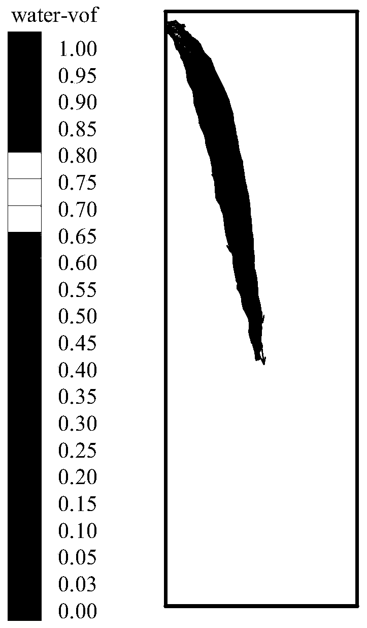 Boundary-free swimming pool water drop flow calculation method