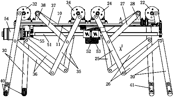 Normal-speed electrically-driven quadruped robot with adjustable gravity center and use method of normal-speed electrically-driven quadruped robot