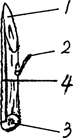 Graft method in inverted cutting and joint in positive direction