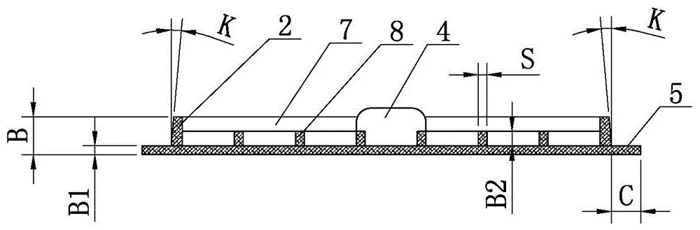 Pituitary adenoma operation patch and producing method thereof