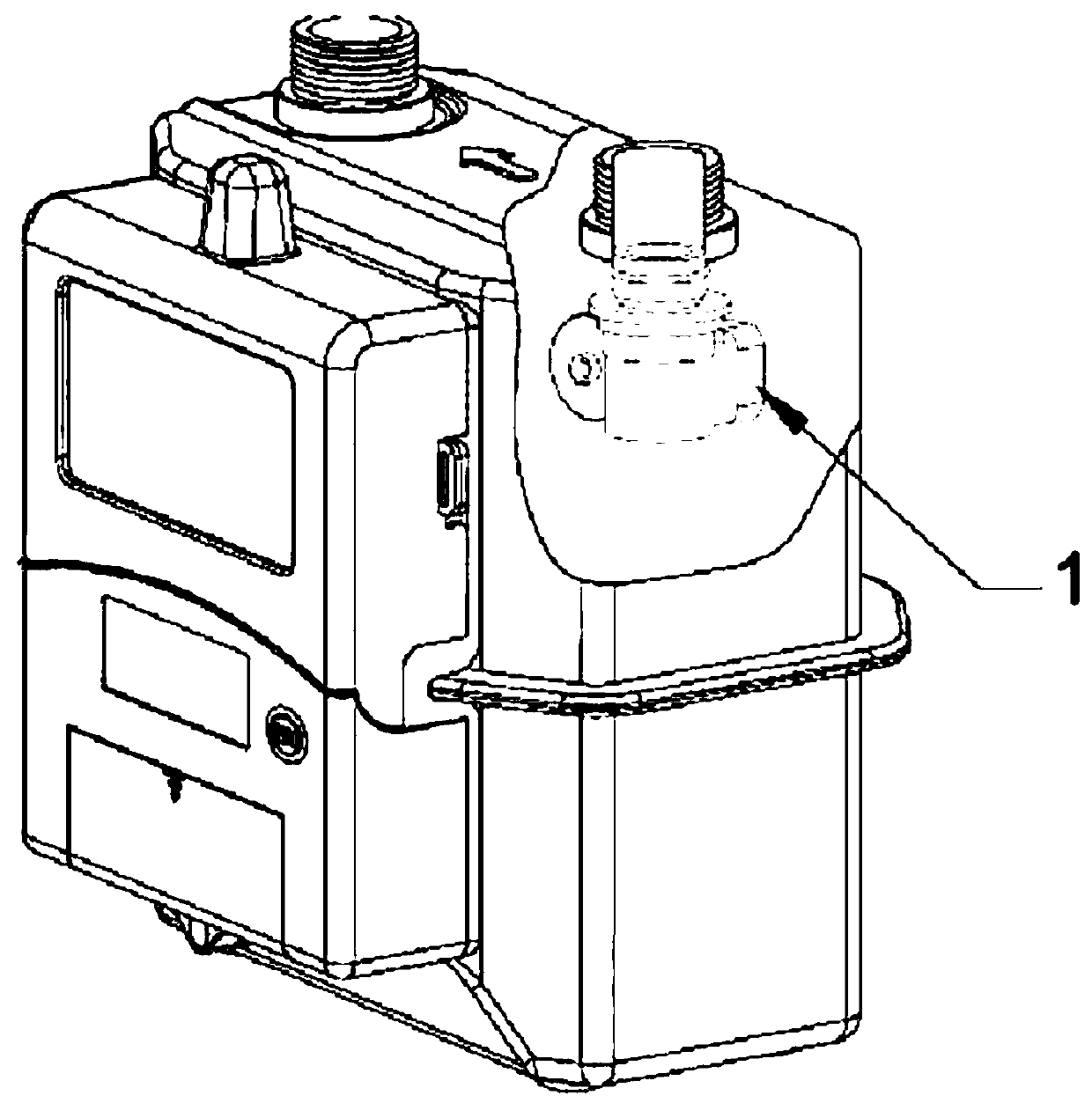 Internet of Things diaphragm gas meter with flow limiting function