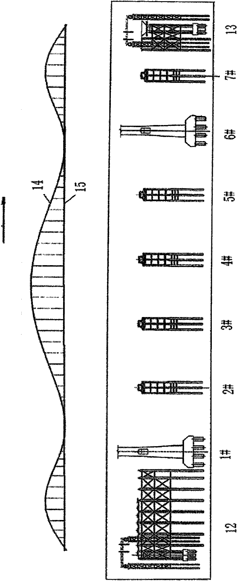 Bridge pushing construction method