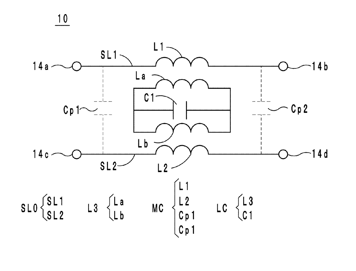 Common mode choke coil and electronic apparatus