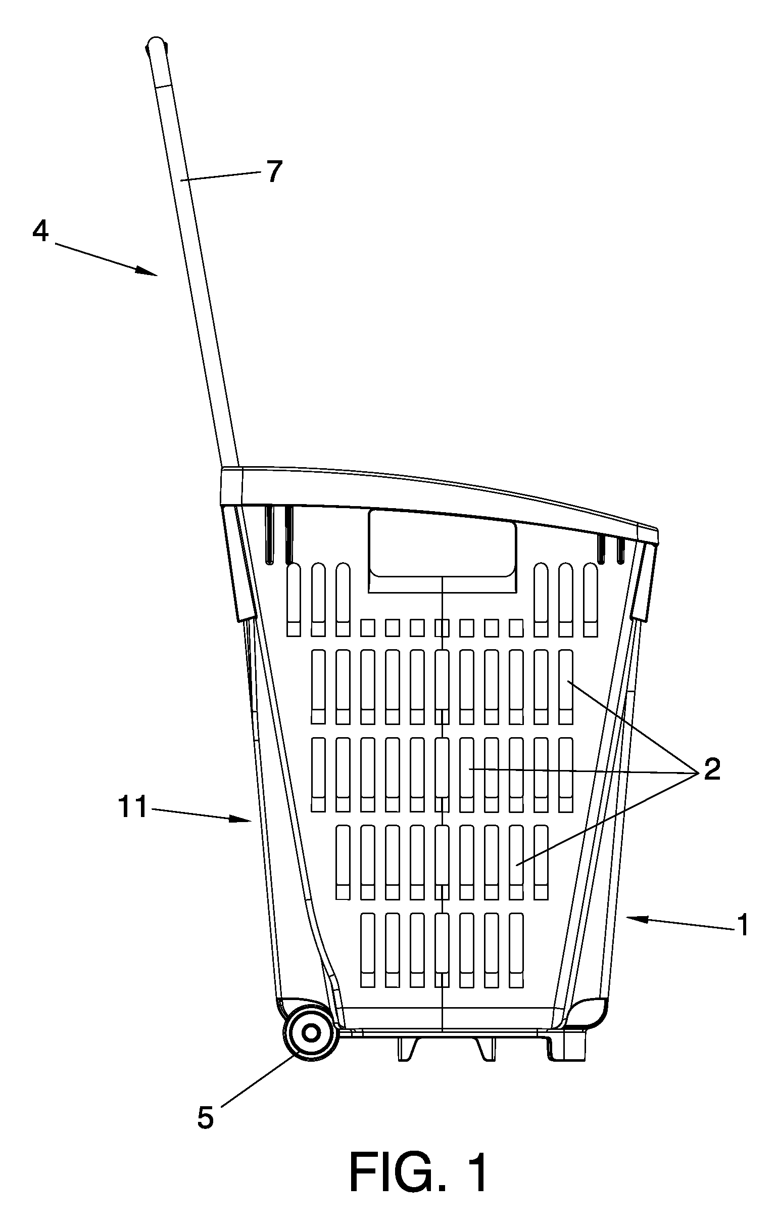 Stackable shopping basket