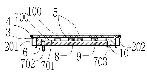 Solar thermoelectric integrated utilization building curtain wall member