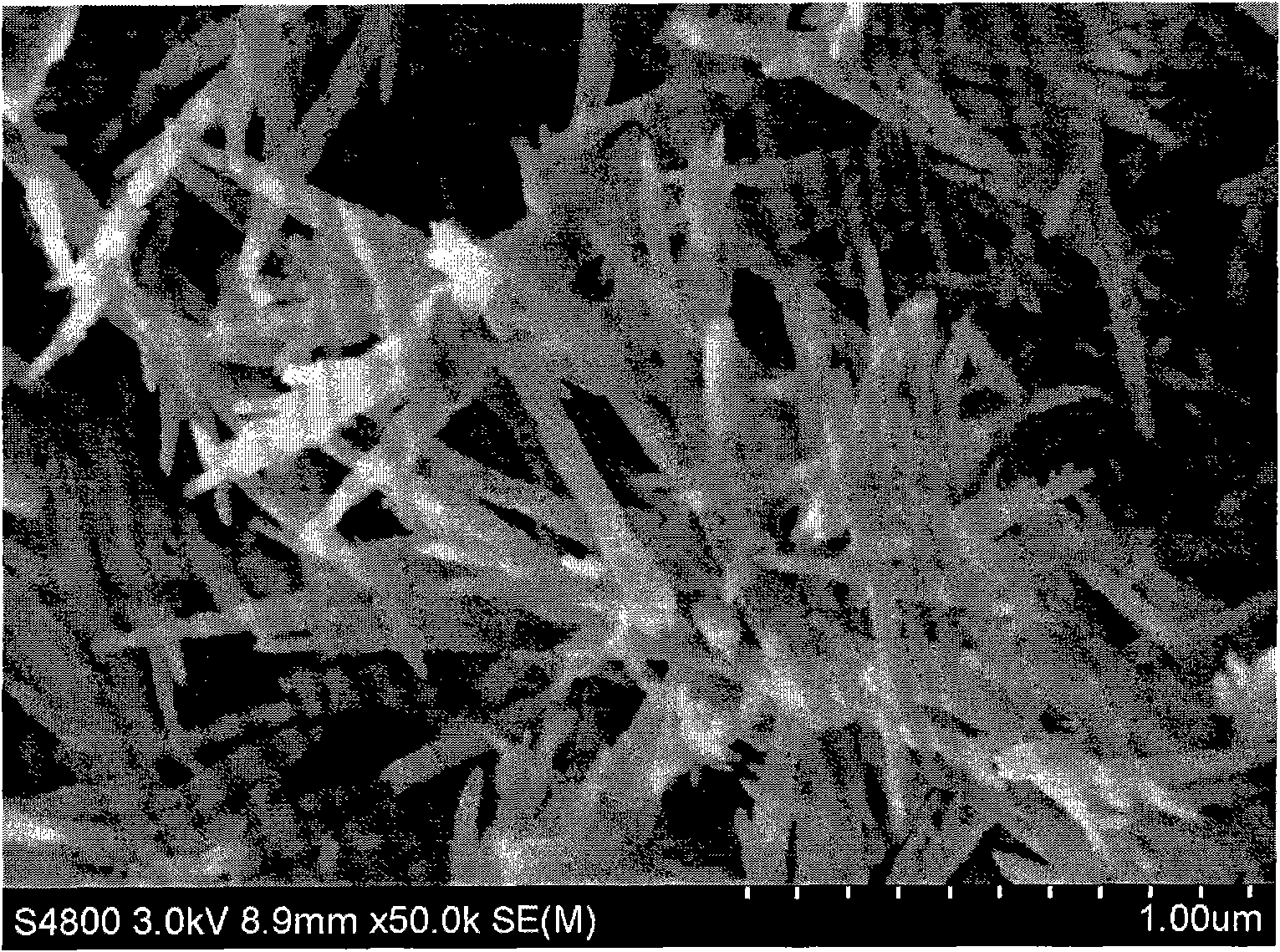 Preparation method of needle-like nano calcium carbonate