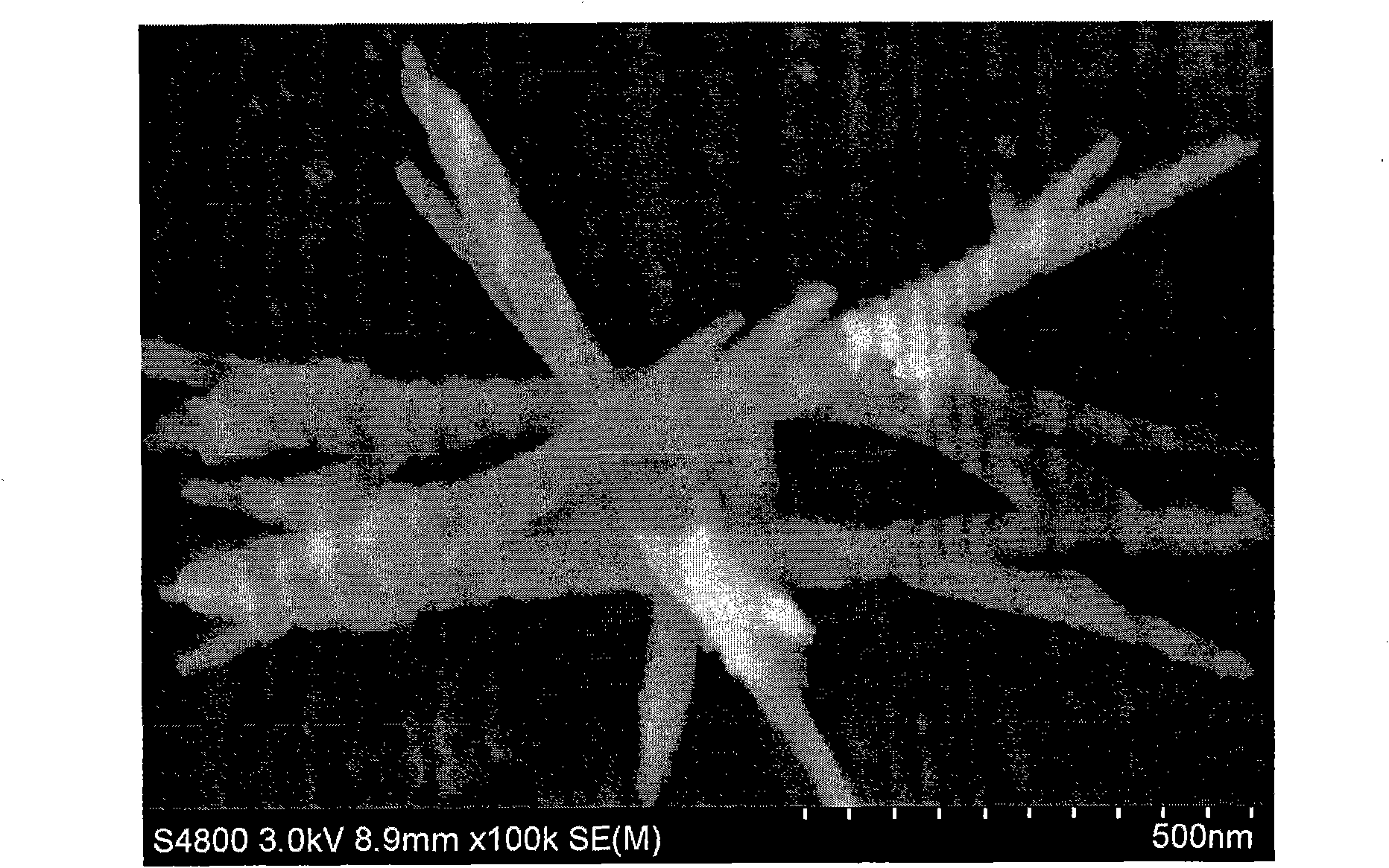 Preparation method of needle-like nano calcium carbonate