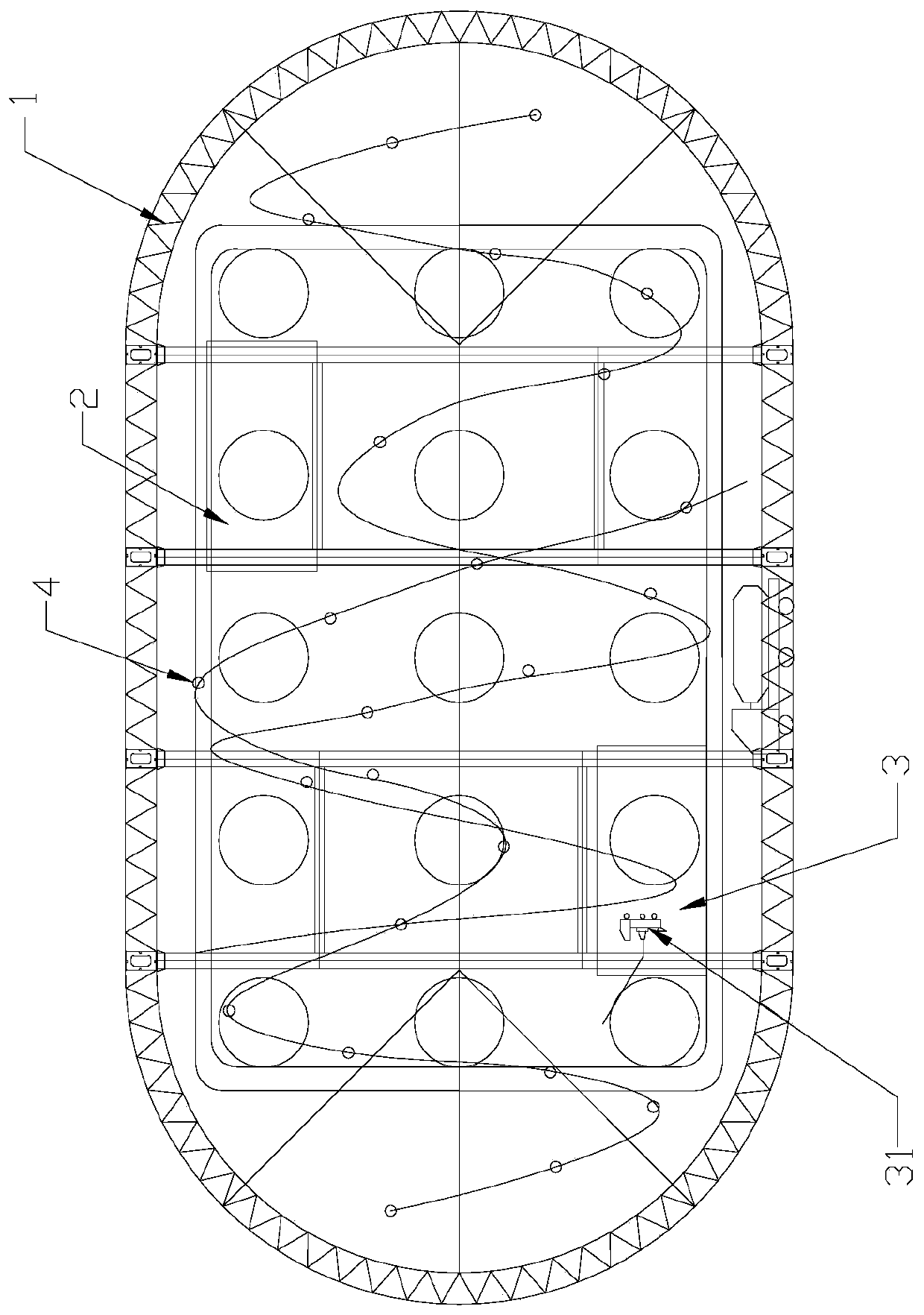 Construction method for underwater non-dispersing self compact concrete