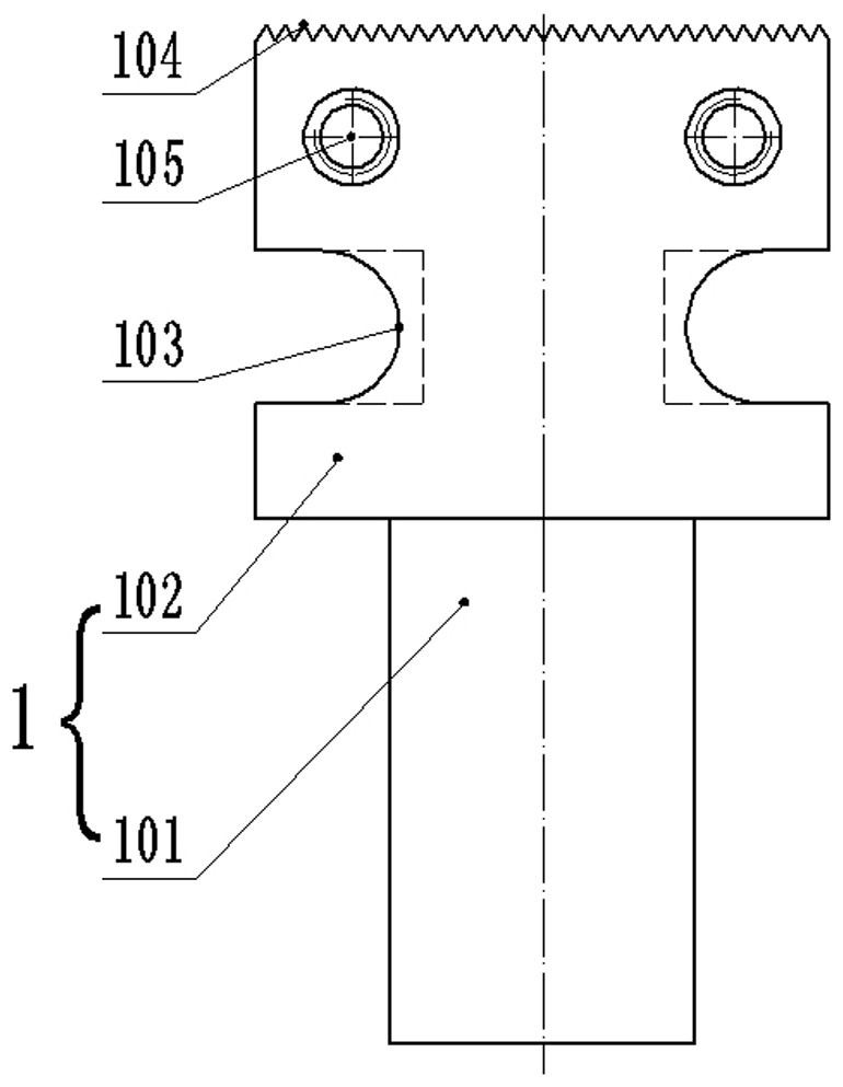 Face grooving cutter body