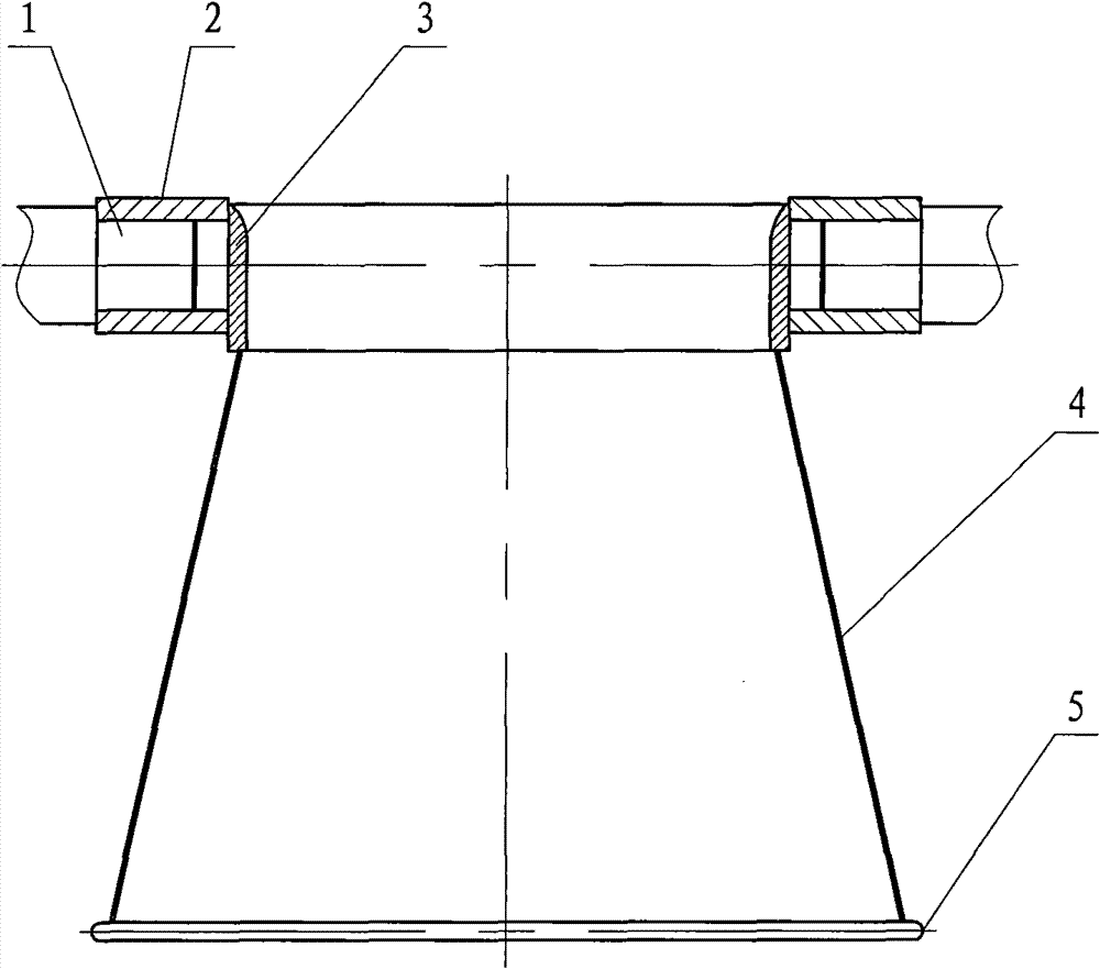 Swing cloth hopper device of airflow dyeing machine