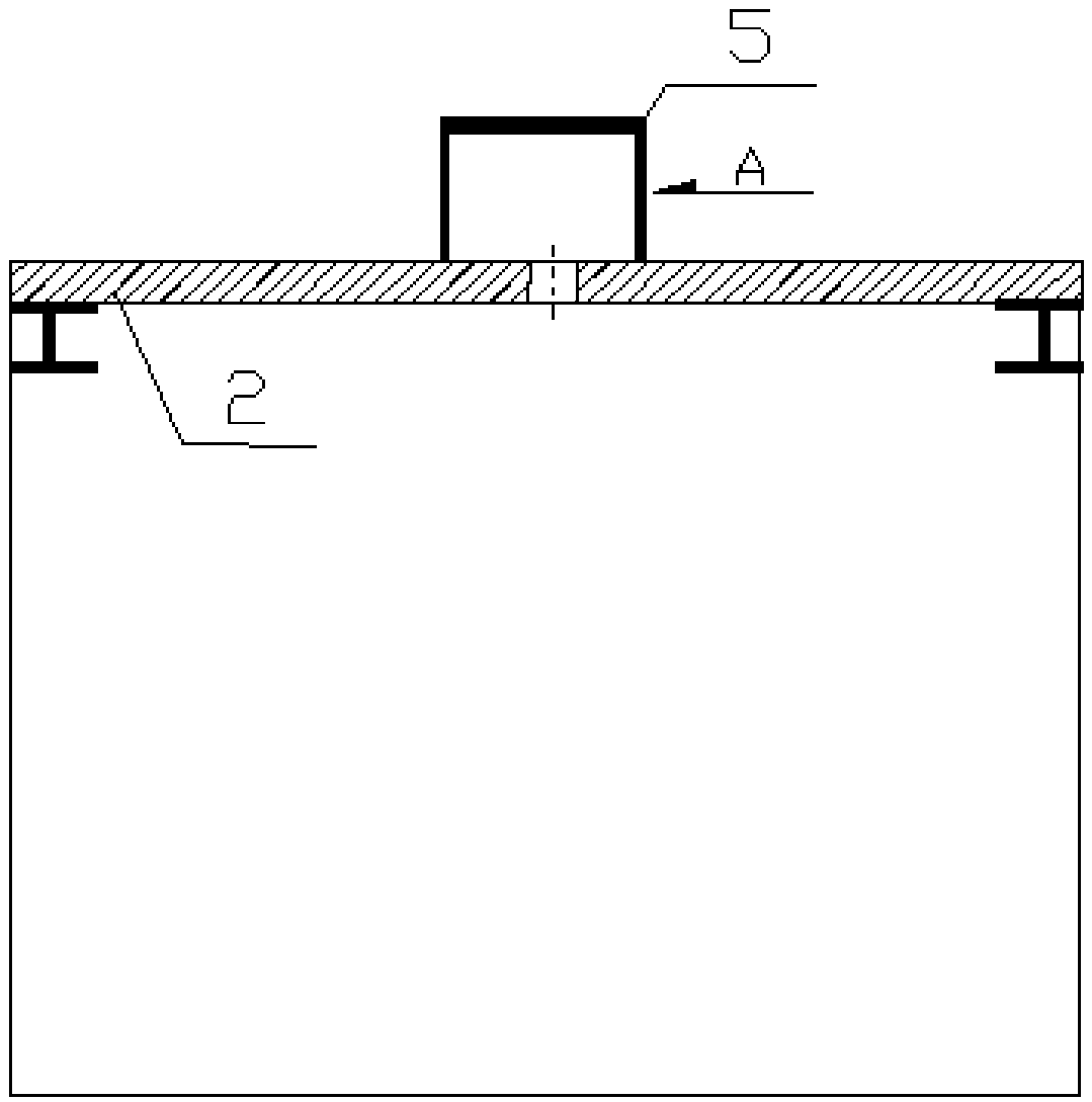 Method for installing post-installed steel beam of basement roof frame