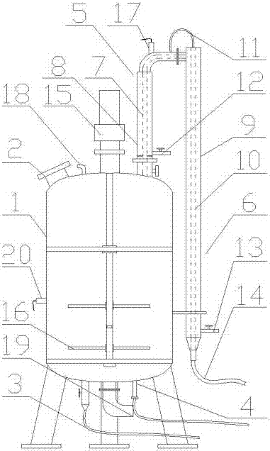 Device for producing tea wine