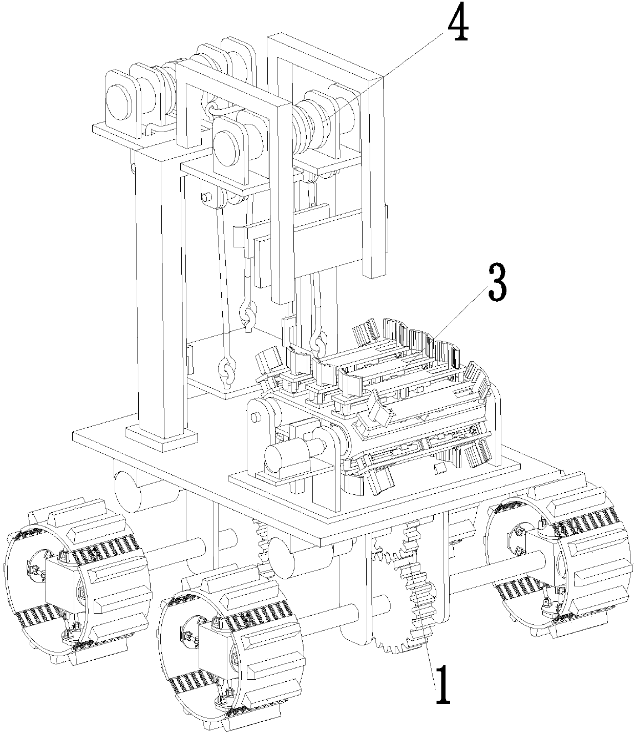 An intelligent construction machine for retaining walls in geotechnical engineering