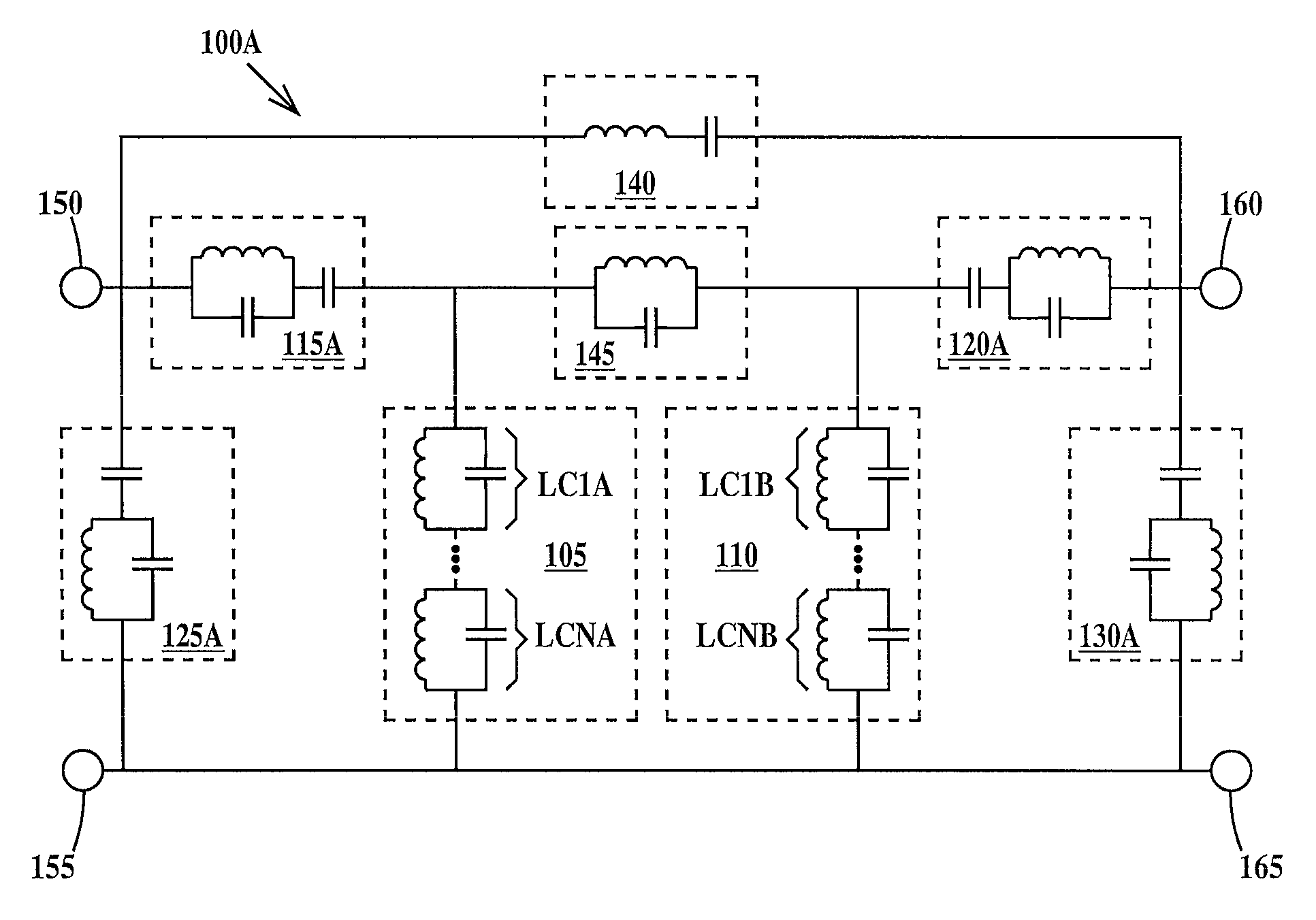 Multi band pass filters