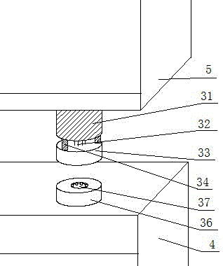 Forming and shaping integrated production device for mute bearing retainer